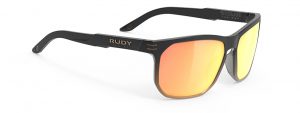 SP134006-0010 משקפי שמש דגם SOUNDRISE של רודי פרוג'קט, צבע שחור-כתום