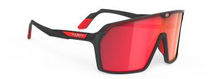 SP723806-0002 משקפי שמש רודי פרוג'קט דגם SPINSHIELD צבע שחור-אדום