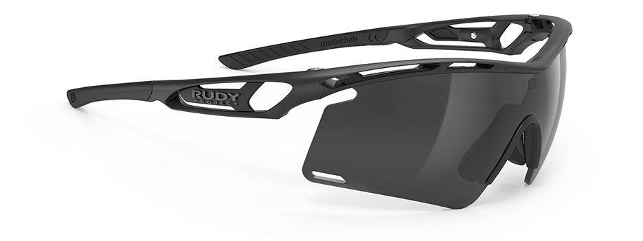 Tralyx+ SP761006-001 משקפי שמש רודי פרוג'קט דגם טרליקס+ מסגרת שחורה עם עדשות אפורות כהות