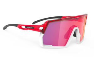 משקפי שמש של רודי פרוג'קט דגם קליון KELION של רודי פרוג'קט מק"ט SP853817 מסגרת אדומה עם עדשות מראה אדומות