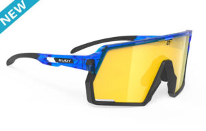 משקפי שמש של רודי פרוג'קט דגם קליון KELION של רודי פרוג'קט מק"ט SP850577 מסגרת כחולה עם עדשות מראה בגוון צהוב