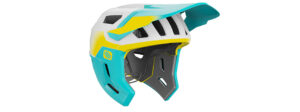 קסדת טרהפורם פרו של רודי פרוג'קט מק"ט HL90003 Rudy Project Terraform PRO בצבע טורקיז / צהוב / לבן מט