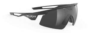 משקפי השמש Turbolence Racing של Rudy Project מק"ט SP891006-RN02 מסגרת שחו מט ועדשות פוליקרבונט אפורות smoke black.